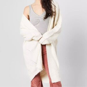 NWT Miss Me Cable Knit Cardigan Sweater Size Large